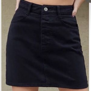 Brandy Melville black denim skirt
